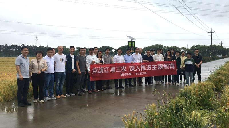 浙農(nóng)股份第一、二黨支部與省植保農(nóng)藥站黨支部開展主題教育聯(lián)學(xué)共建活動(dòng)